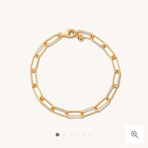 Mejuri gold chain bracelet